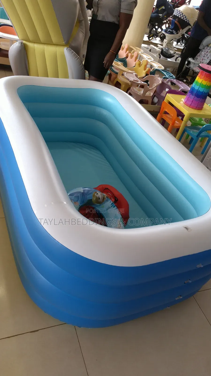 Swimming Pool Tub for Family Kids for Summer 125cm X 180cm