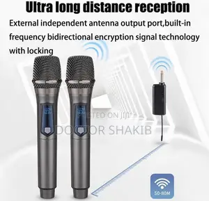 Brand New Dual Rechargeable Wireless Microphone