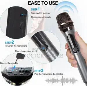 Brand New Dual Rechargeable Wireless Microphone