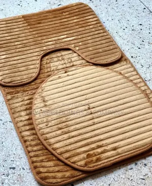 Bath Mat 3 Pieces - Gold