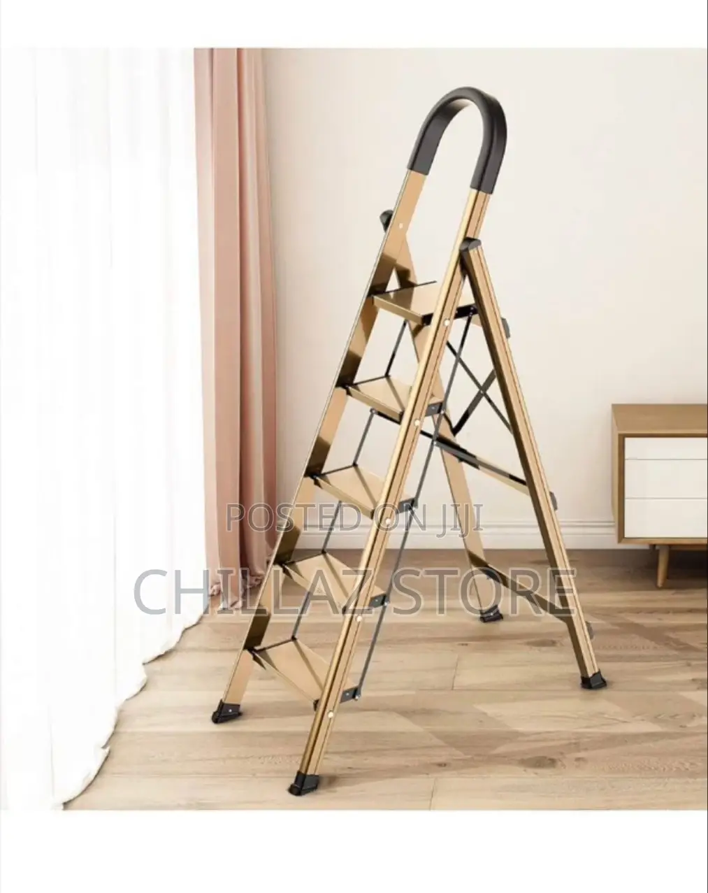 Folding Adjustable Ladder