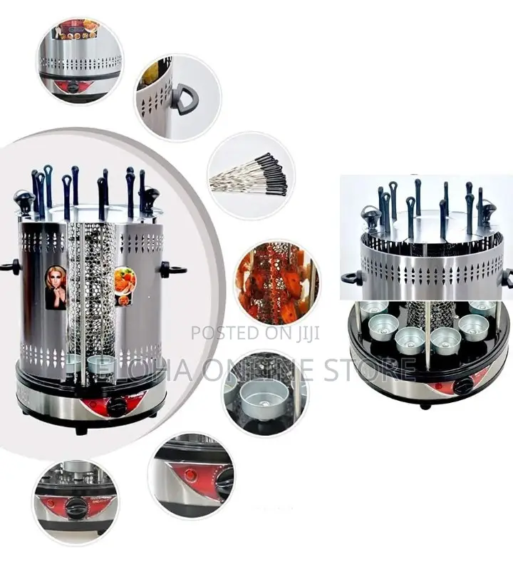 Automatic Rotating Electric Grill Barbecue Machine