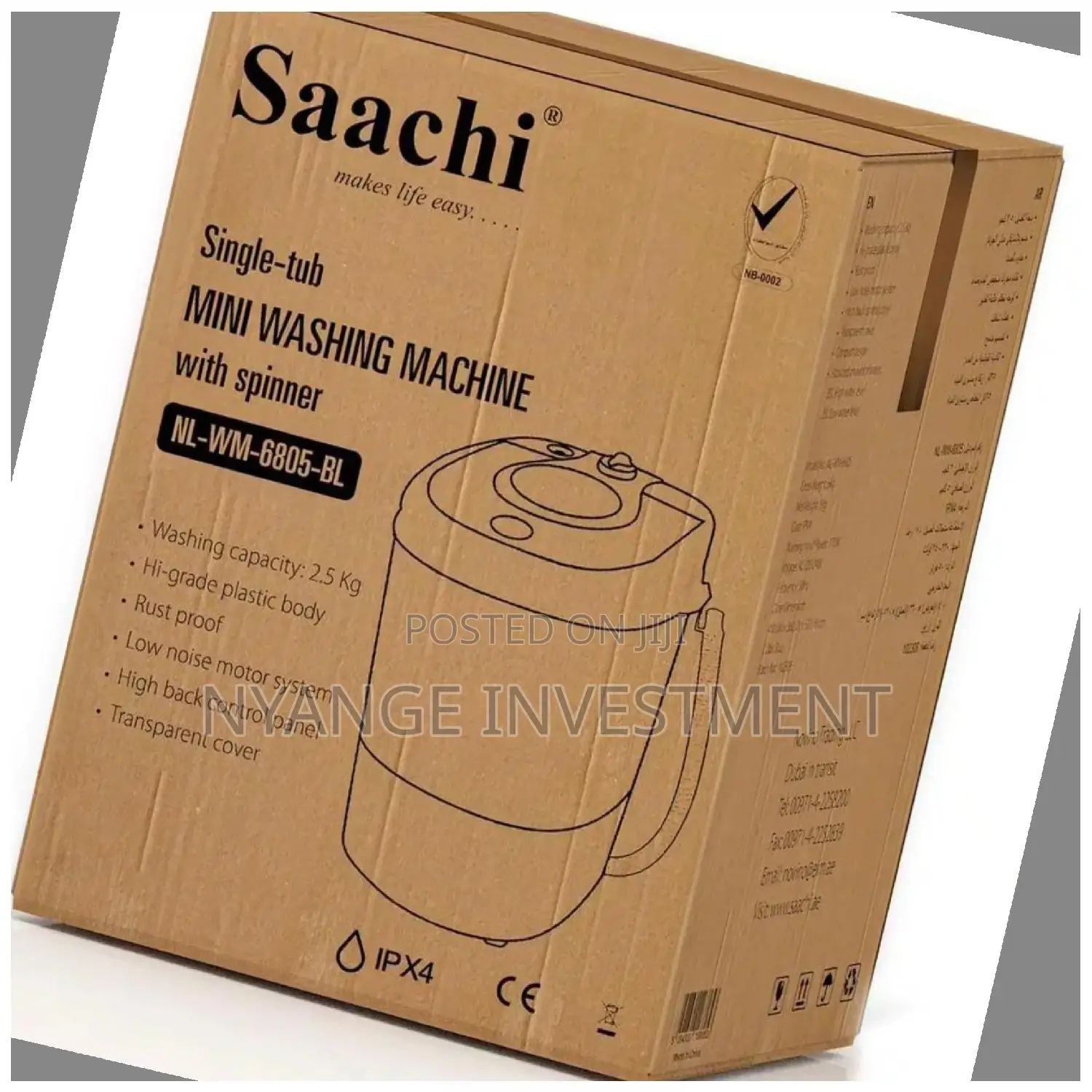 2.5 Litres Saachi Mini Washing. Washing Machine