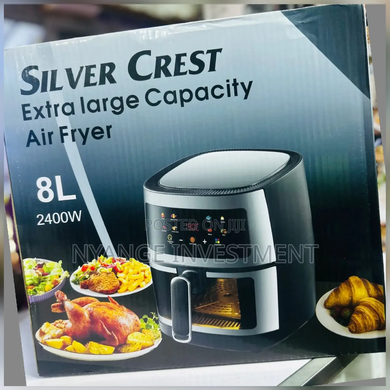 Silver Crest Air Fryer. 8L Air Fryer. Air Fryer