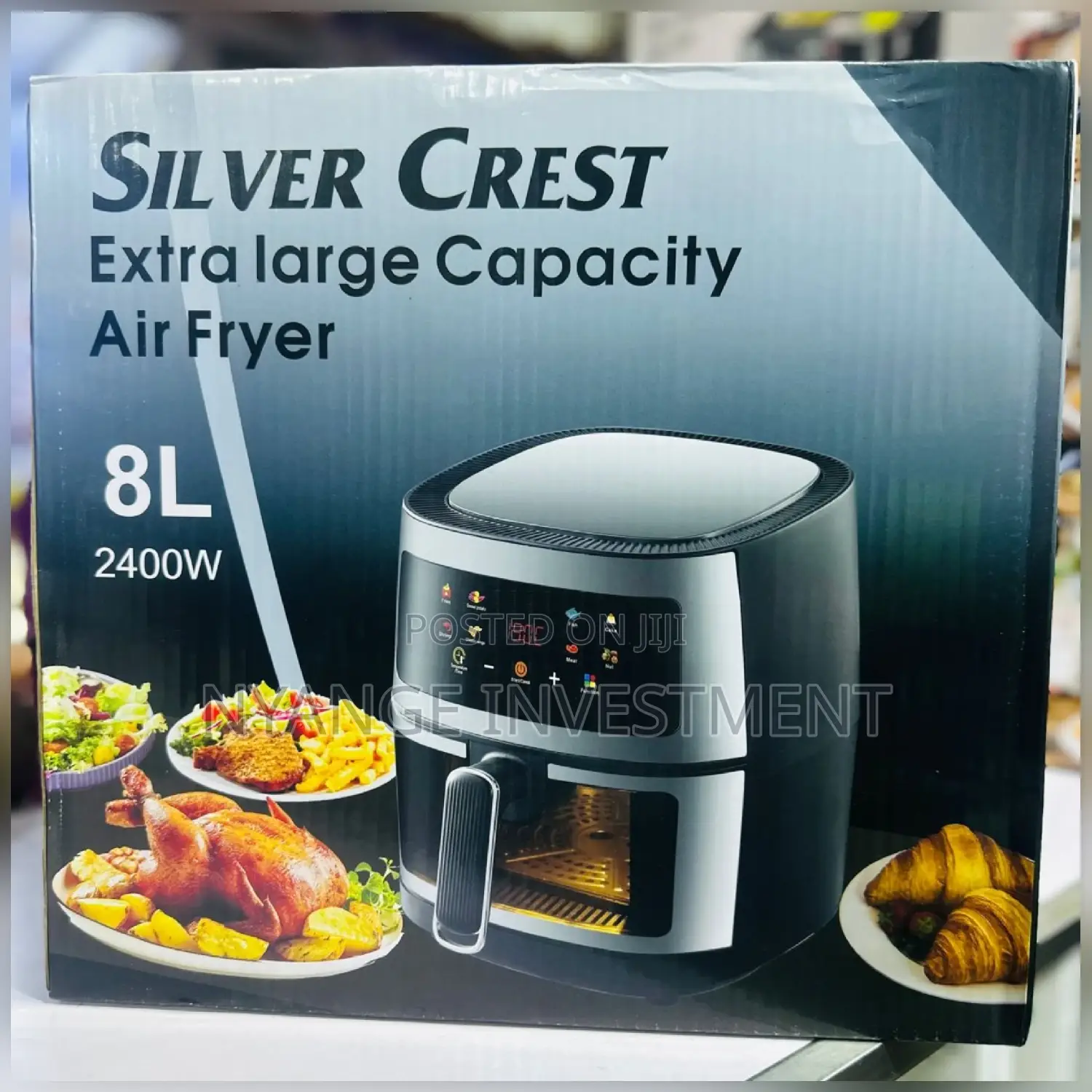 Sliver Crest 8L Air Fryer. Air Fryer Silver Crest