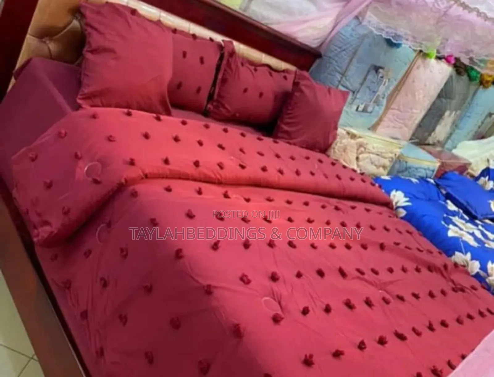 6 Piece Luxury Embroidered Bedding Set