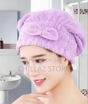 Pink Woman Bathroom Cap