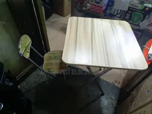 Foldable Reading Table With a Chair