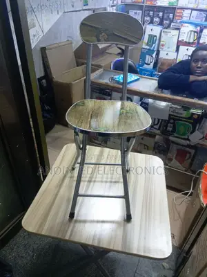 Foldable Reading Table With a Chair