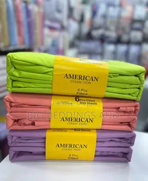 Pure Cotton American Bedsheets 6pcs