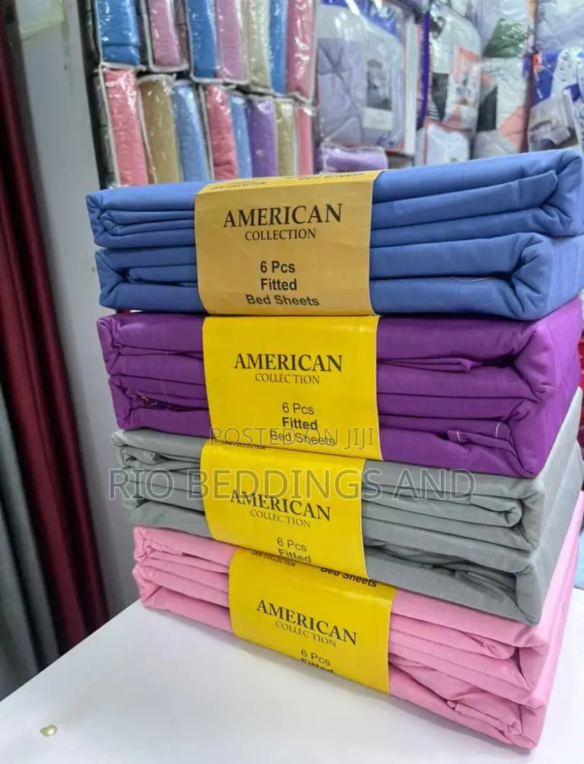 Pure Cotton American Bedsheets 6pcs