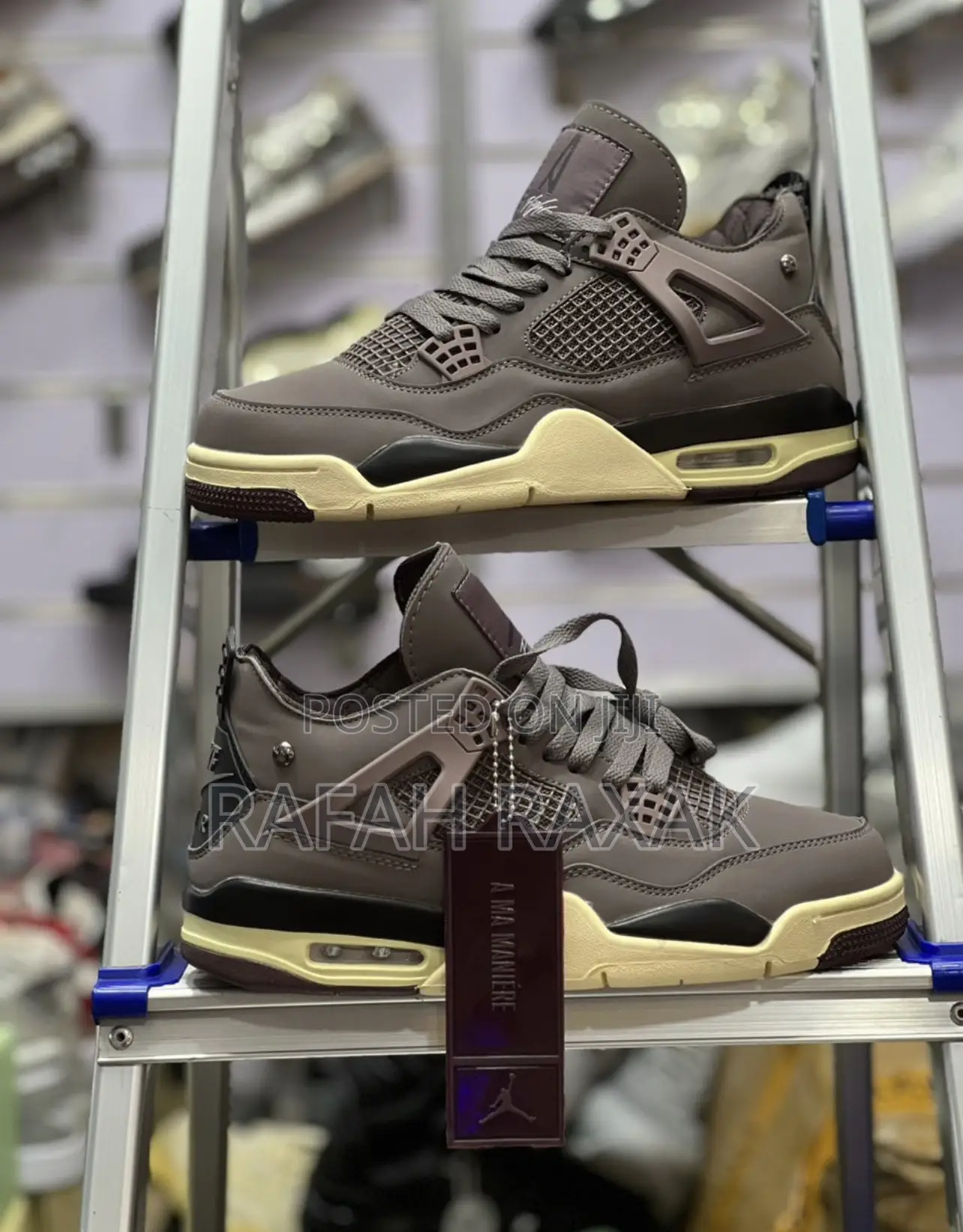 Original Air Jordan 4 Retro VIOLENT OLE Sneaker