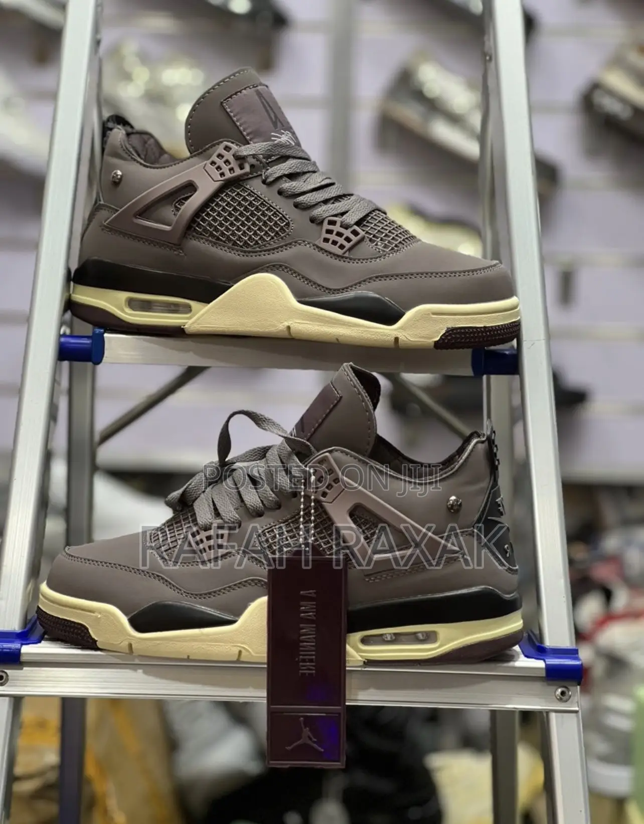 Original Air Jordan 4 Retro VIOLENT OLE Sneaker