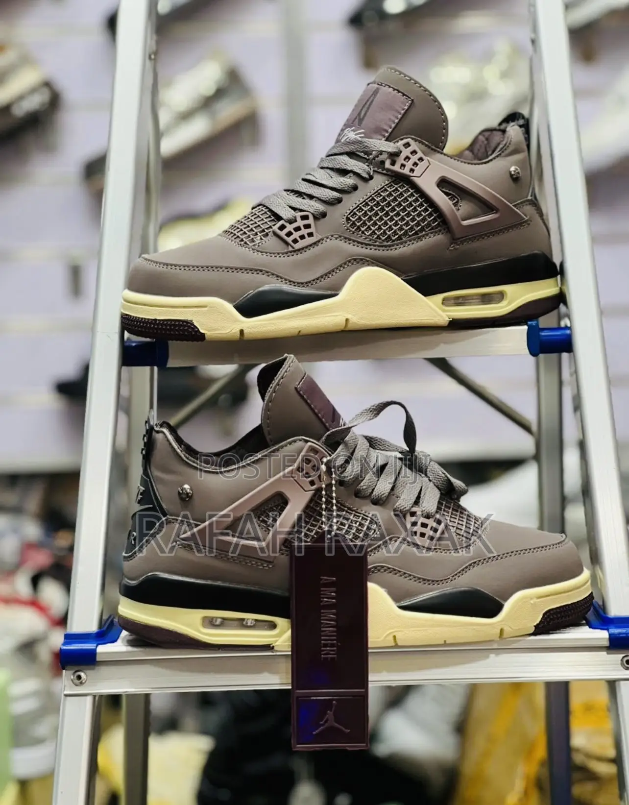 Original Air Jordan 4 Retro VIOLENT OLE Sneaker