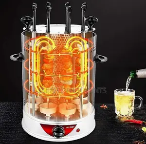 Barbecue Grill Automatically Rotating Barbecue Smoke-Free