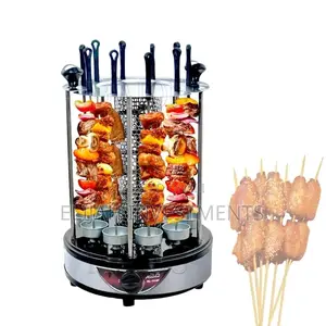 Barbecue Grill Automatically Rotating Barbecue Smoke-Free