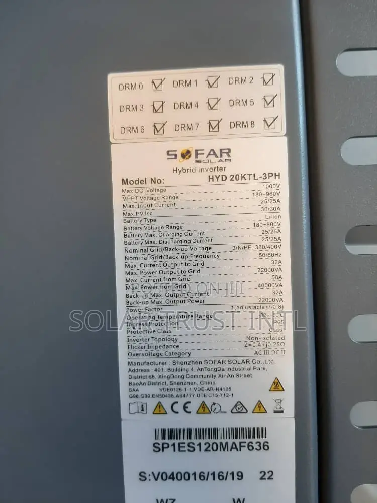 Sofar Solar Inverter