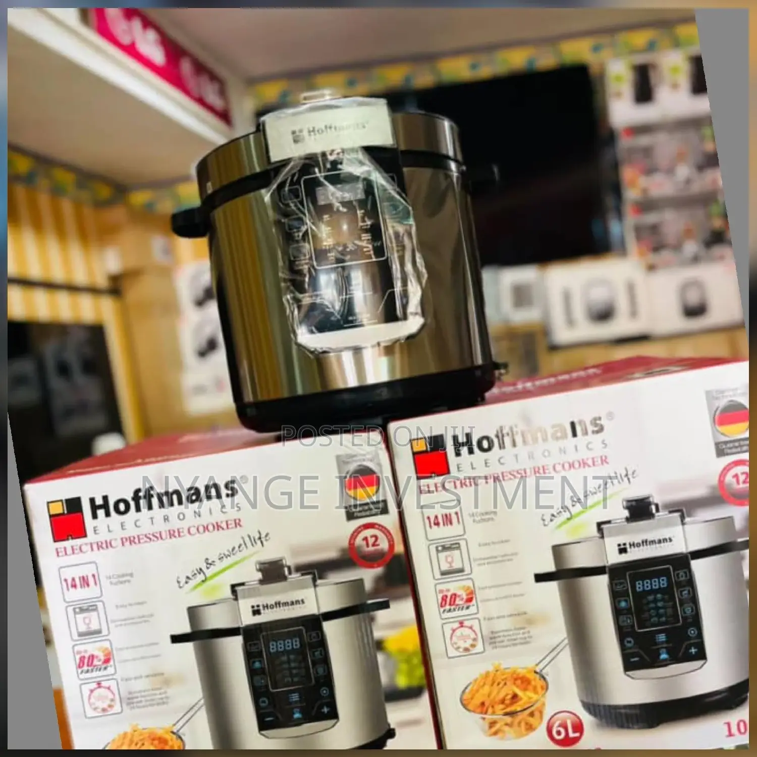 Pressure Cooker. Electric Pressure Cooker. Hoffmann Pressure