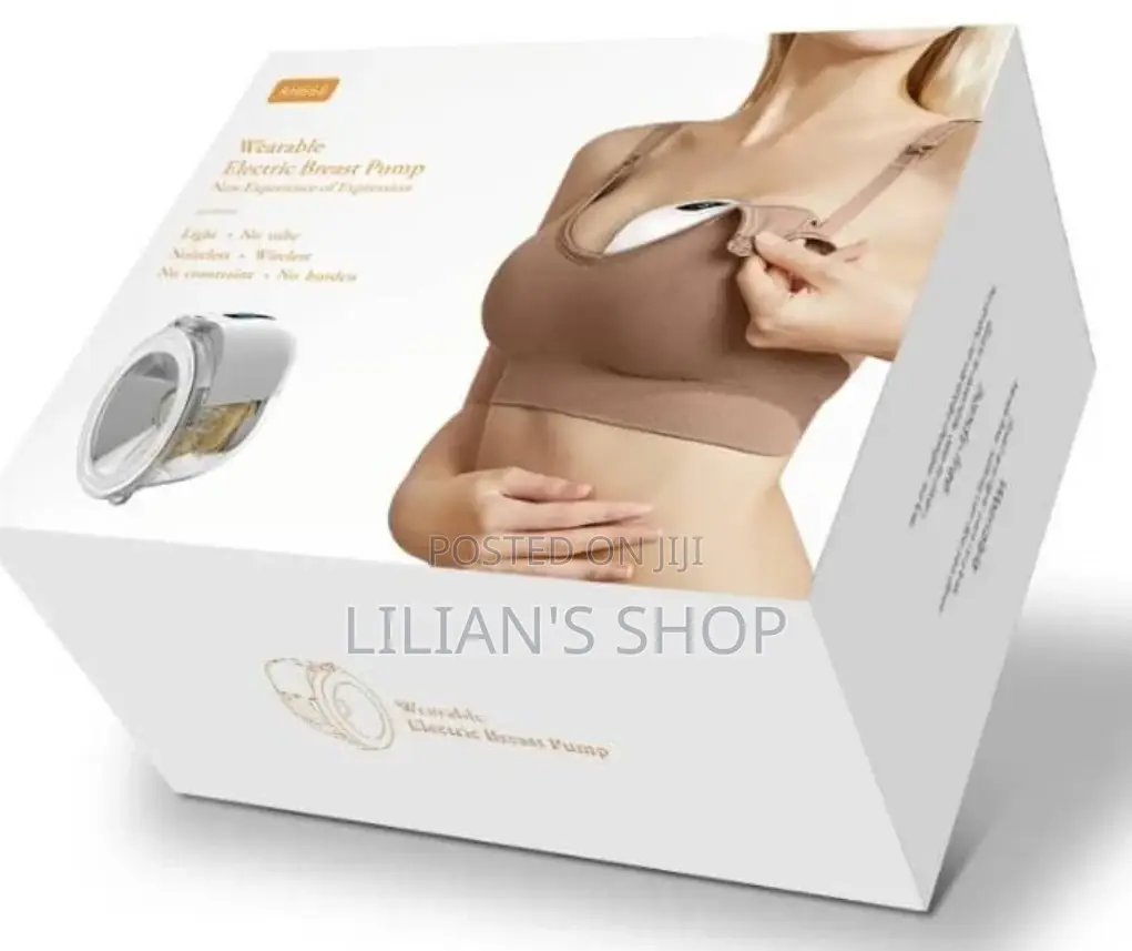 Noiseless Rechargeable Wearable Breast Pump