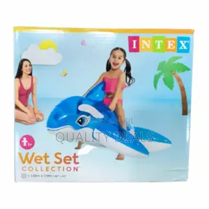 Intex Dolphin Ride on Inflatable Pool Float