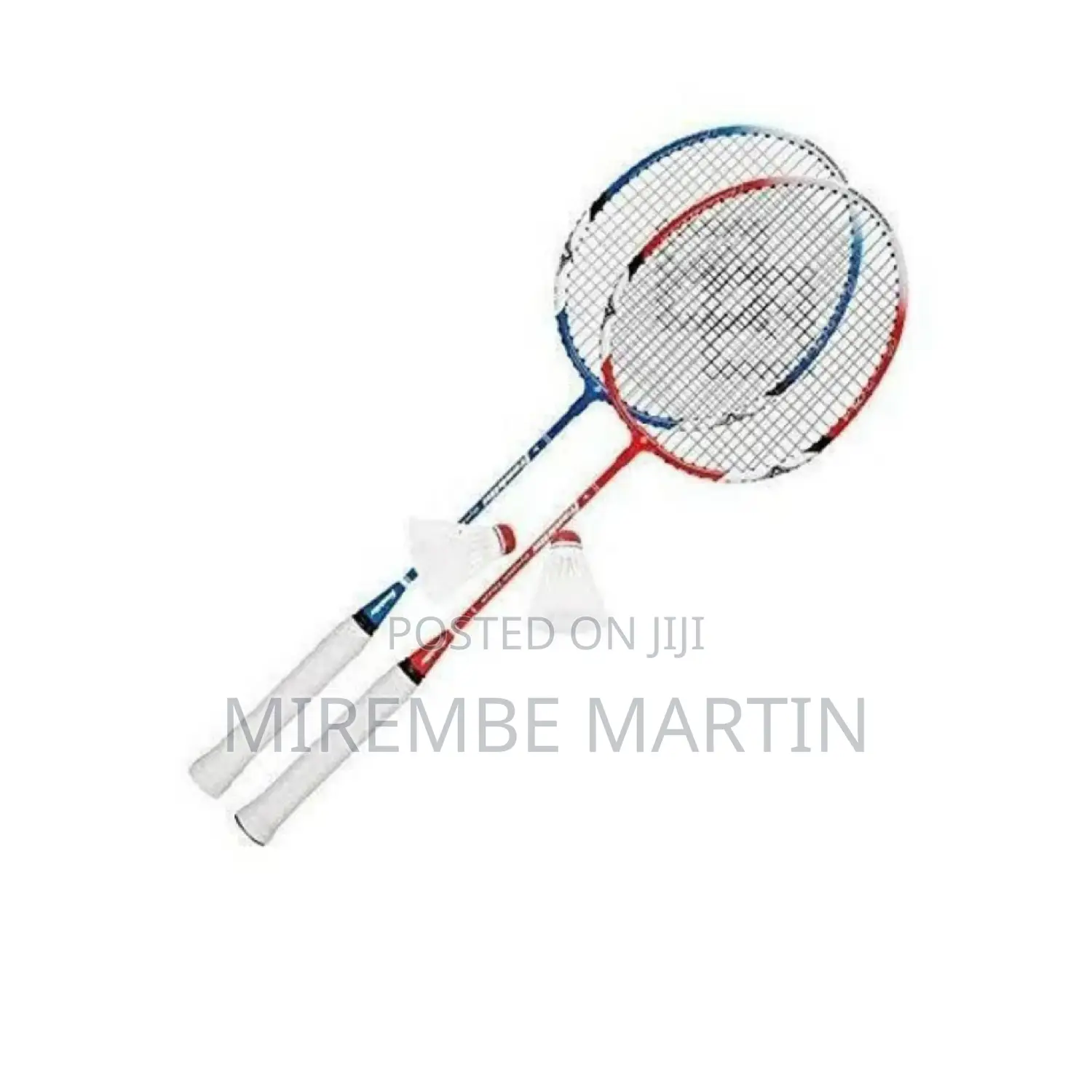 A Set of Badminton Rackets.
