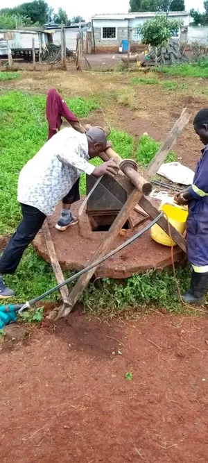Deep Well Digging by Hand