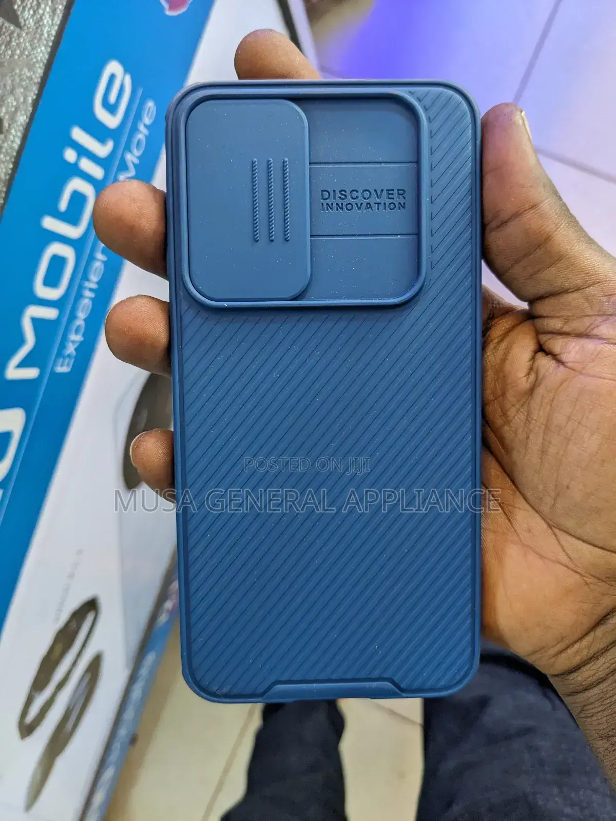 Black Blue S23p Back Cover