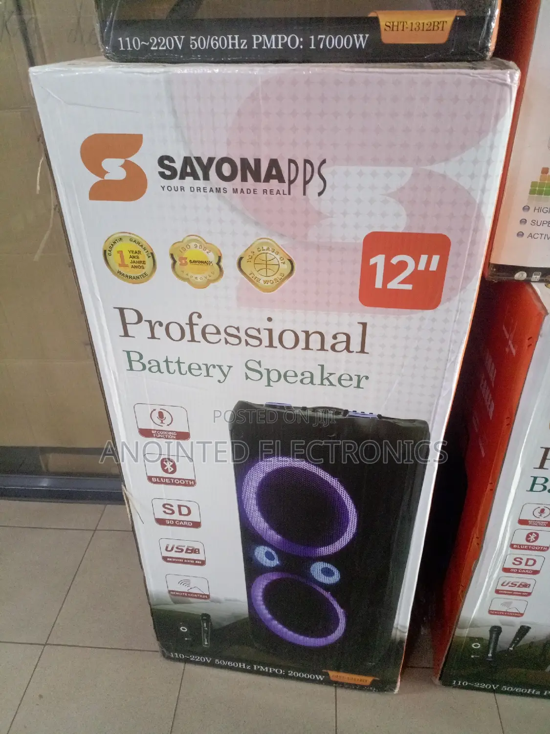 Sayona Apps 12 Rechargeable Speaker