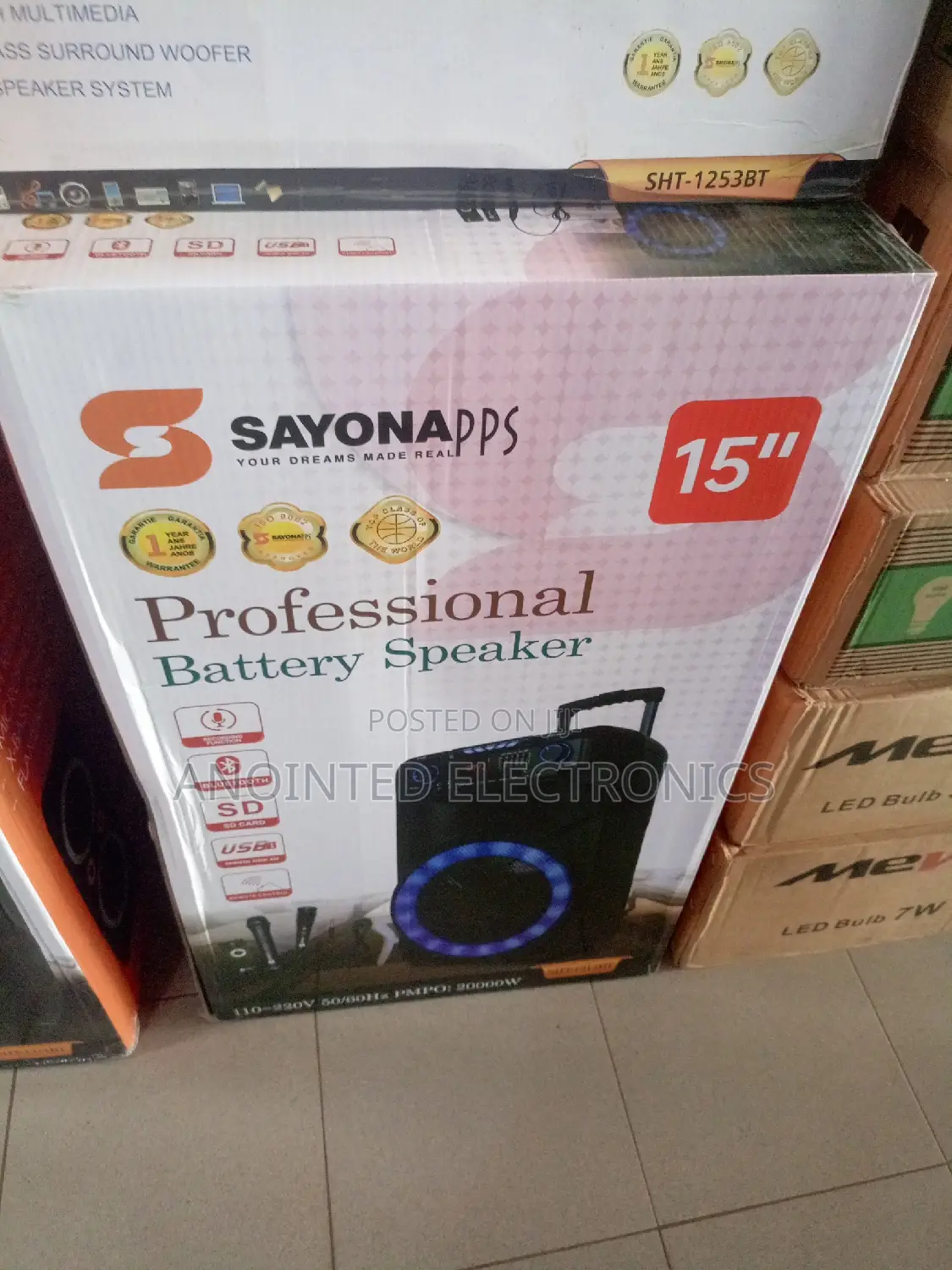 Sayona Apps Rechargeable Speaker