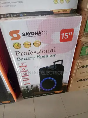 Sayona Apps Rechargeable Speaker