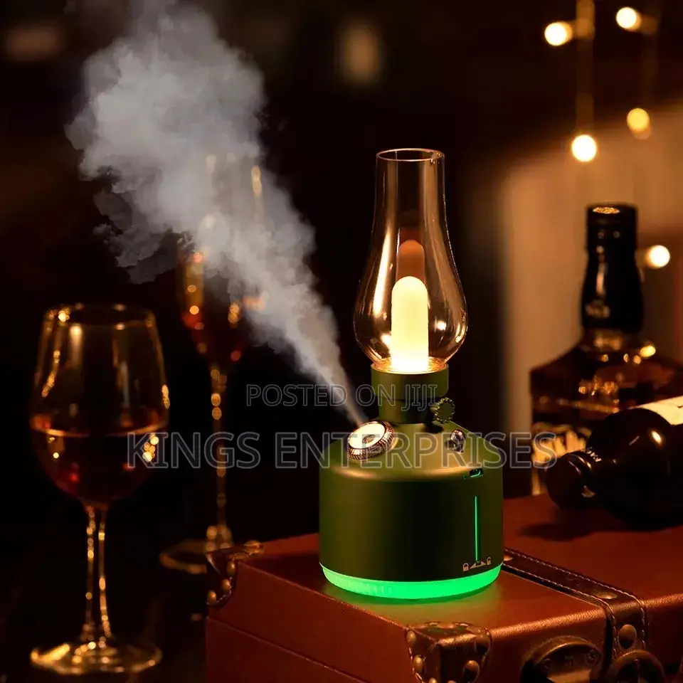 Rechargeable Adjustable Lamp and Humidifier