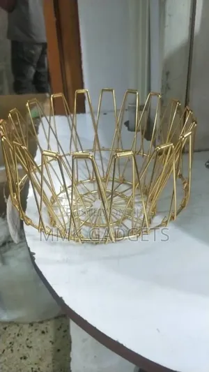 Metal Gold Fruit Bowl Fruit Stand