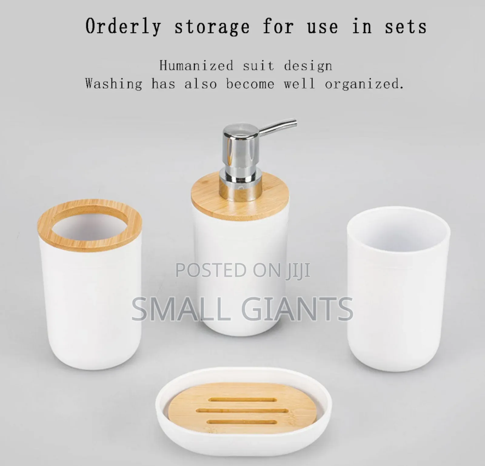 6- Piece Bathroom Accessories Set