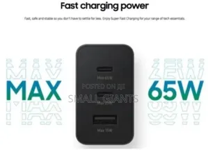 65W Samsung Type C to Type C Super Fast Charger