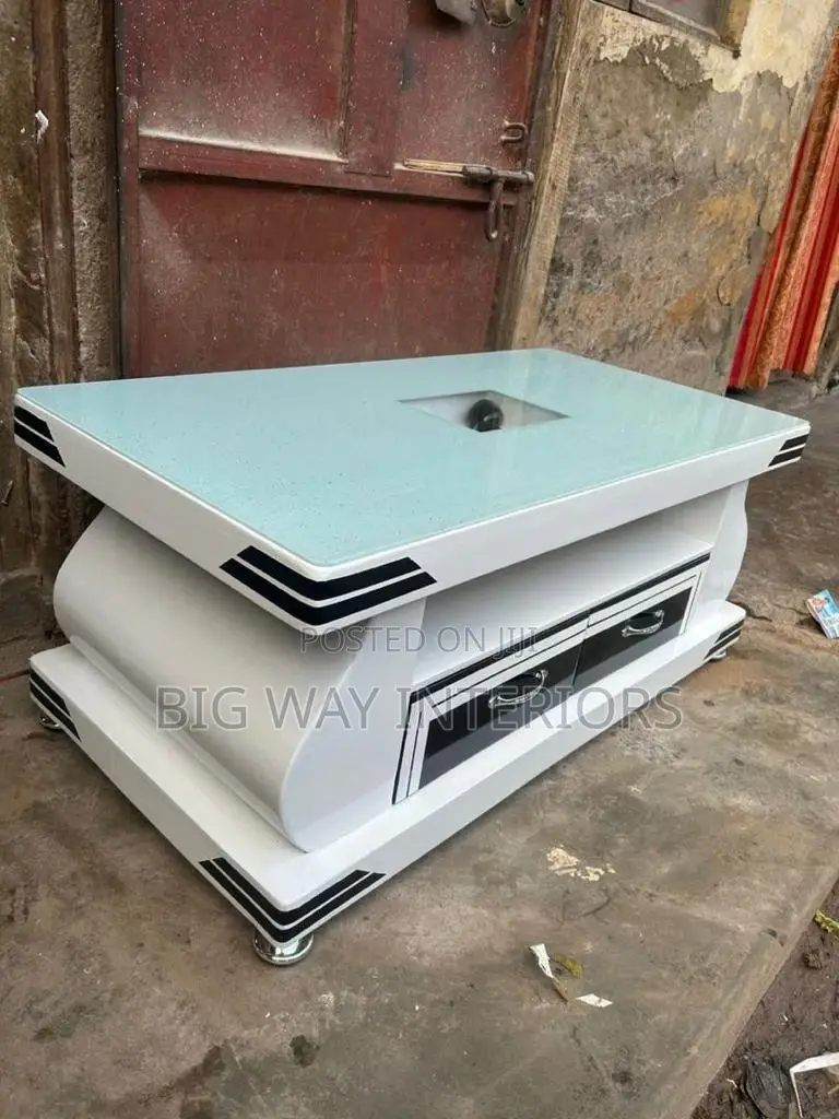 Center Table With Glass Top
