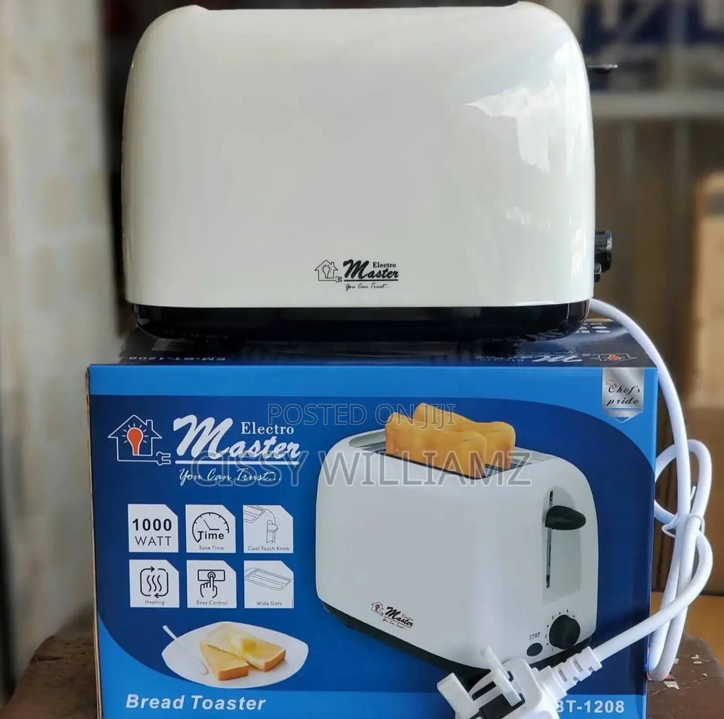 Electro Master 2slice Bread Toaster/Master Bread Toaster