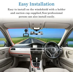Front and Rear 4" LCD 1080P HD Dashcams for Cars