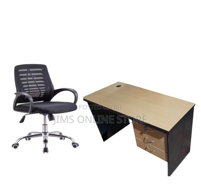 A Set of Office Chair and a Table(120cm)