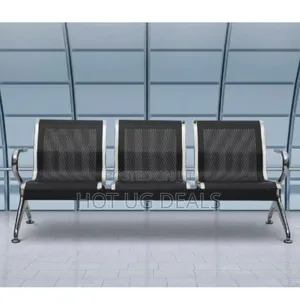 Photo - Genuine Airport Chair 3 Seaters - Grey, Silver