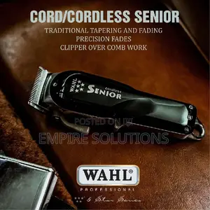 Wahl Genuine Cordless Senior Hair Clipper Rechargeable-Black