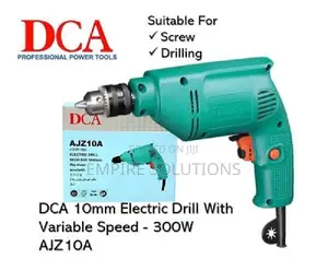 Genuine Dca 10mm Electric Drilling Machine - Green