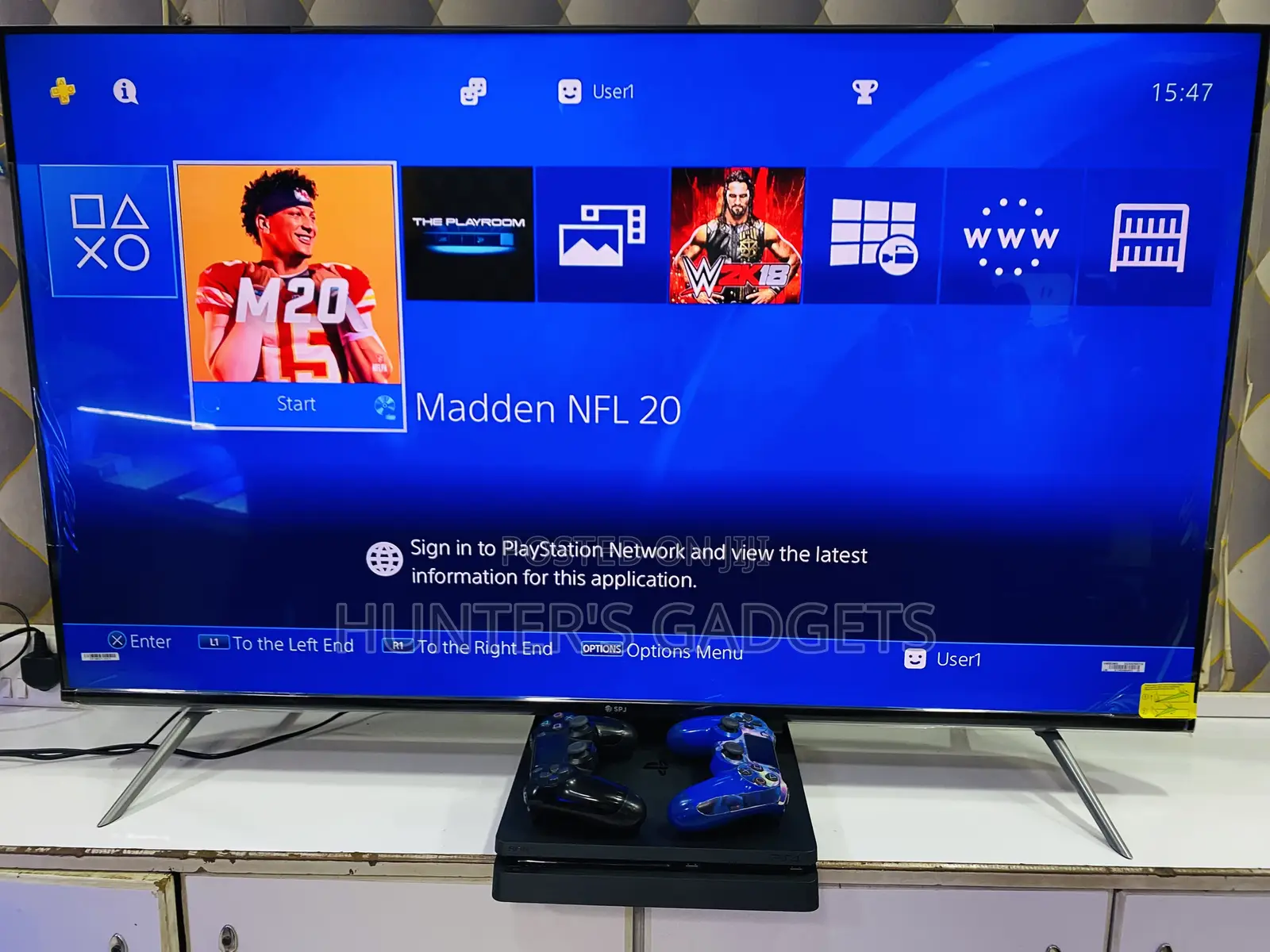 Sony Playstation 4 Slim 500gb With 2 Pads and 1 Game Cd