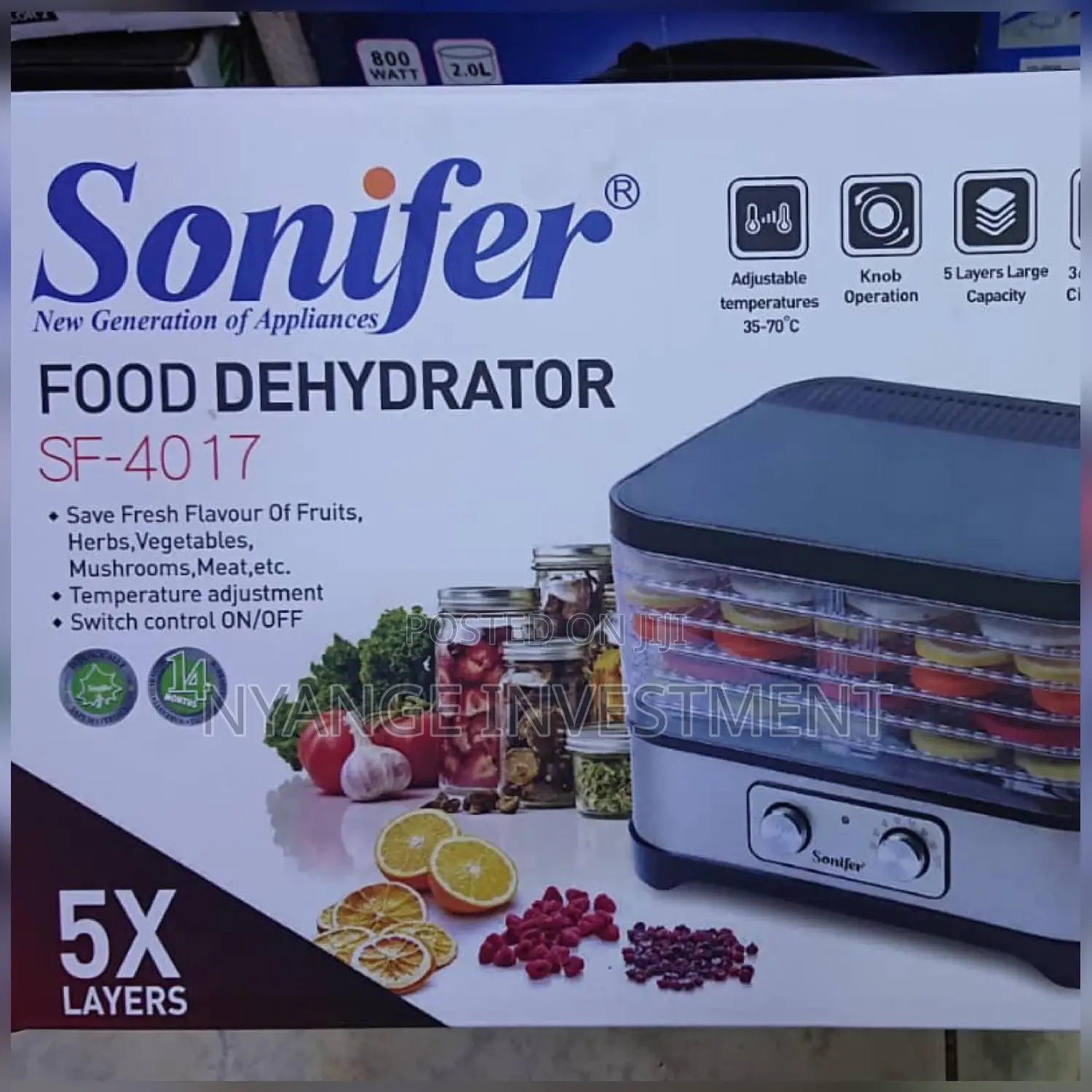 Sonifer Food Dehydrator. Dehydrator. Food Dehydrator