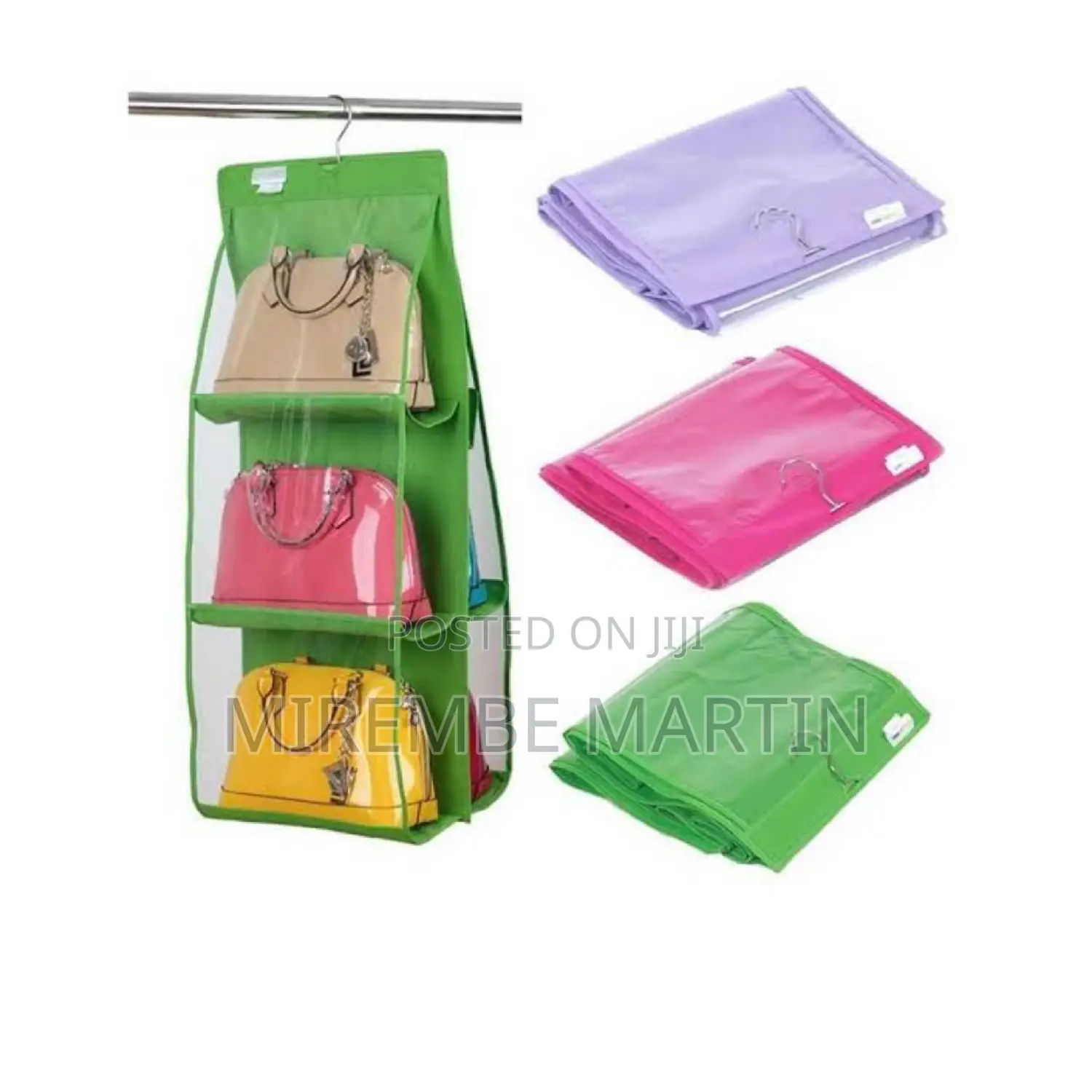 Portable Transparent Bag Organizer.