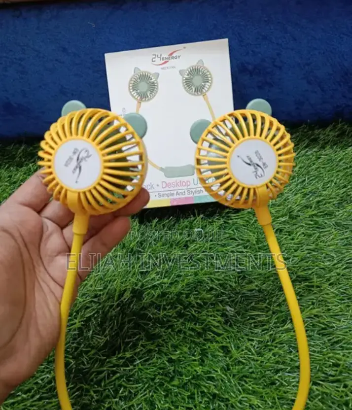 Simple and Stylish Neck Desktop USB Fan
