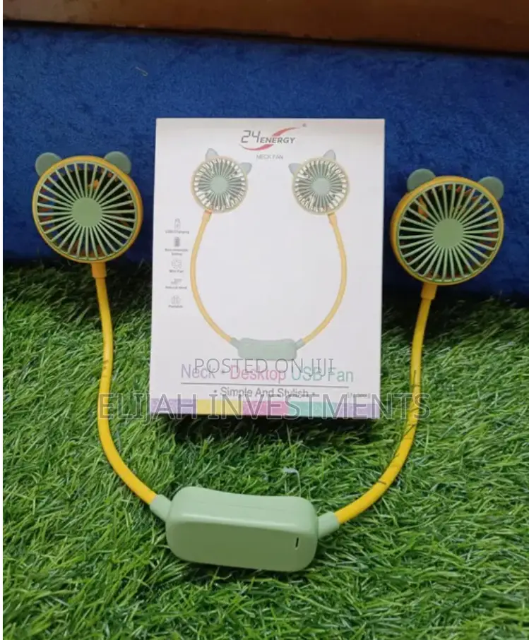 Simple and Stylish Neck Desktop USB Fan