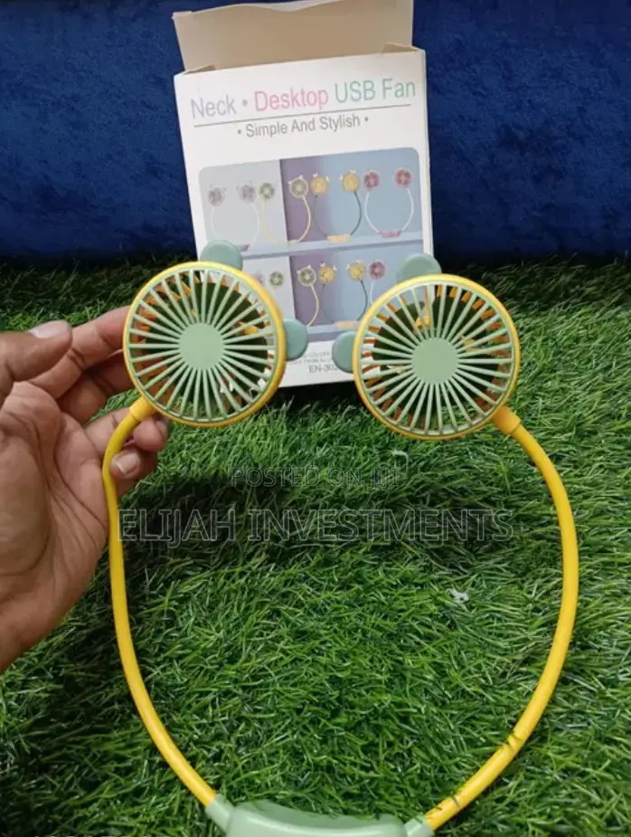 Simple and Stylish Neck Desktop USB Fan