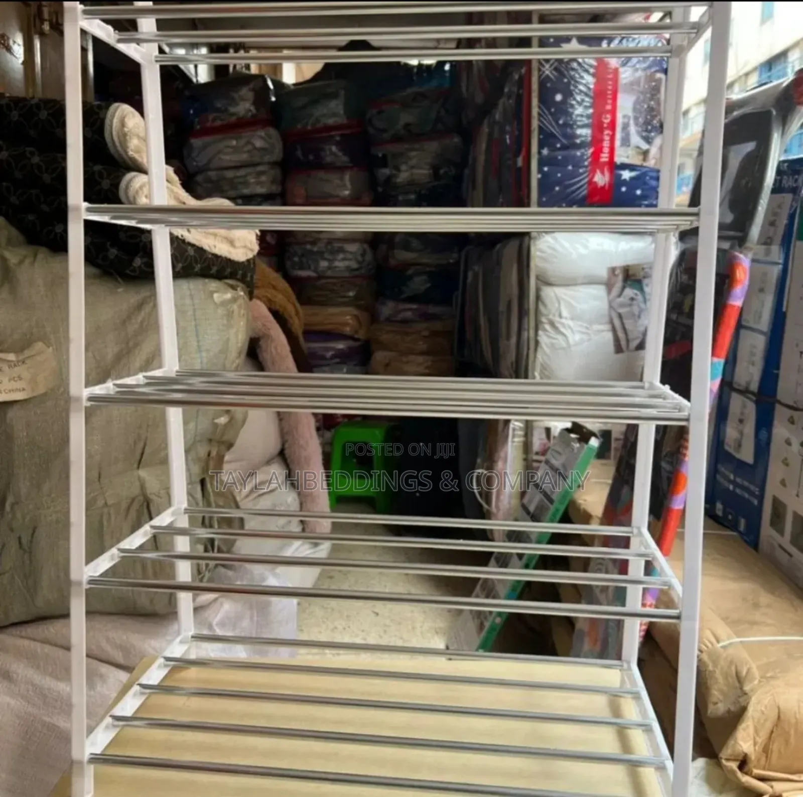 Plastic Steel Shoe Rack Stand Multipurpose Shelf Storage