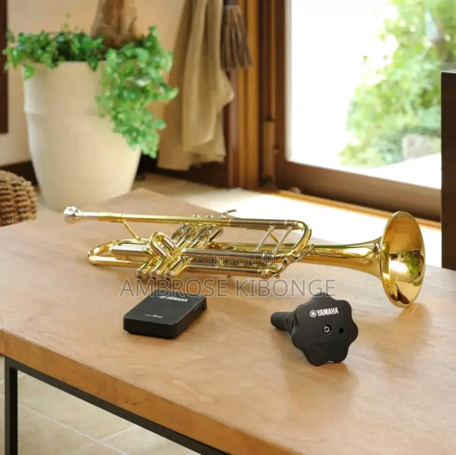 Original YAMAHA Professional Trumpet With FREE Accessories.