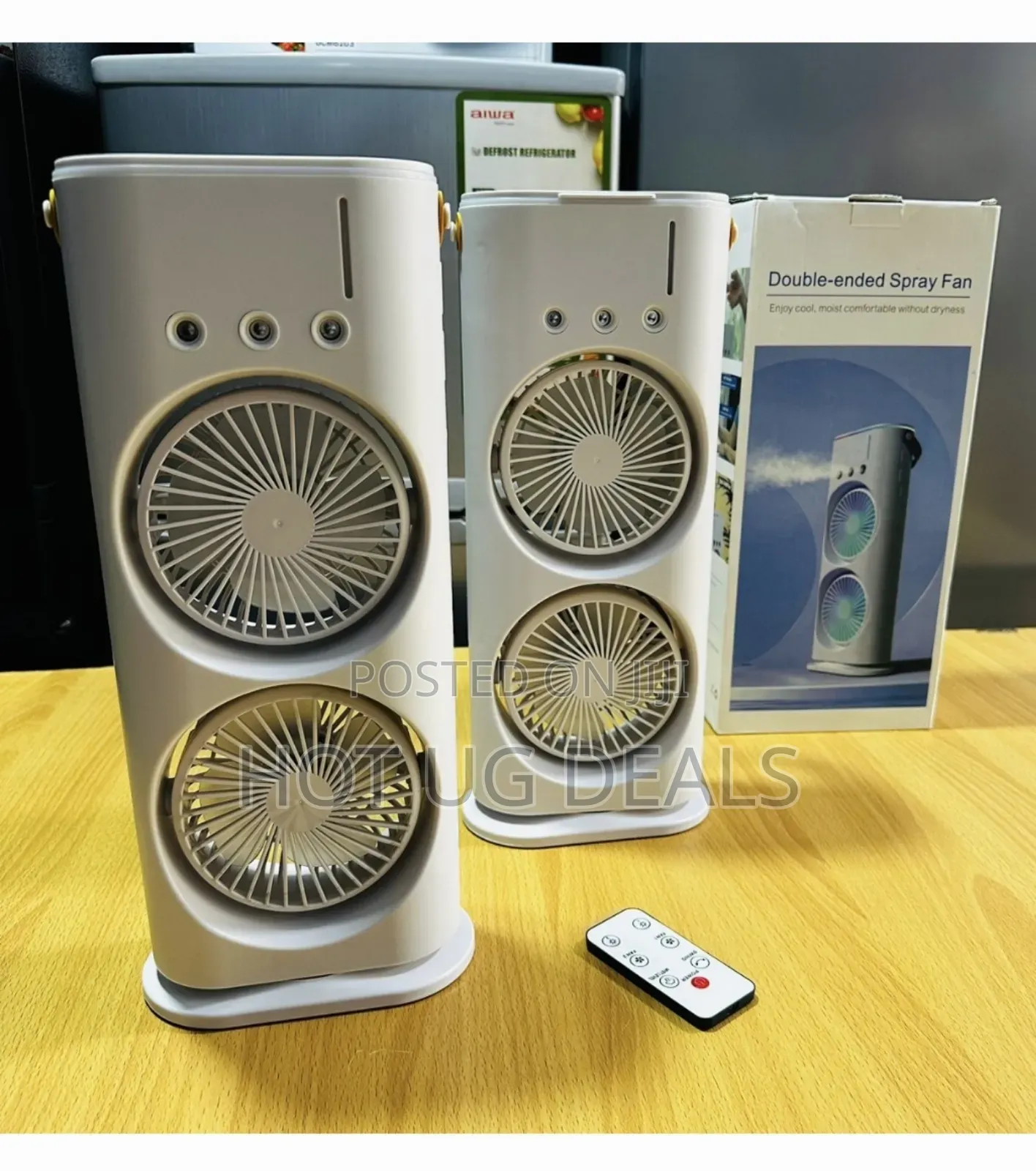 Double-Head Desktop Fan Outdoor Humidification Spray Fan